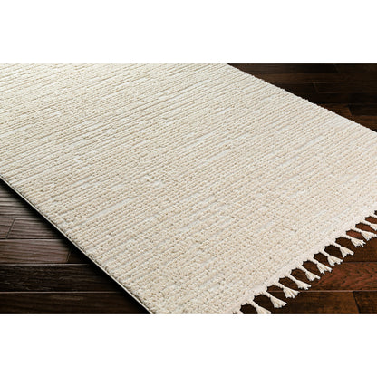 Nora Rug by Livabliss in light gray, cream. Made from 100% polypropylene in a modern style.