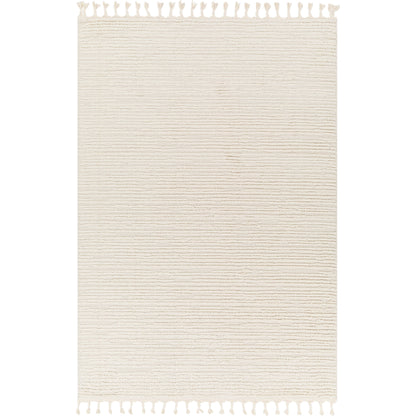 Nora Rug by Livabliss in light gray, cream. Made from 100% polypropylene in a modern style.