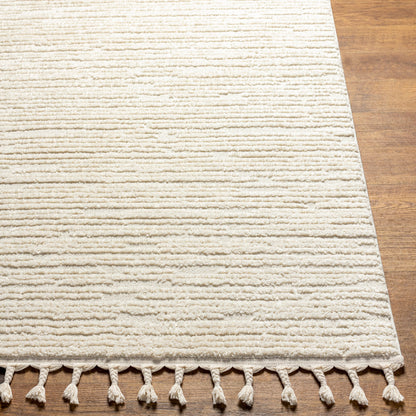 Nora Rug by Livabliss in light gray, cream. Made from 100% polypropylene in a modern style.