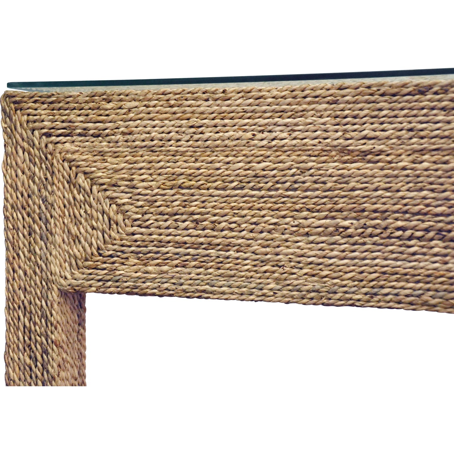 005 SI-2441151 | Closeup | Noble Two Drawer Desk by Worlds Away in natural. Made from unique in a rustic style.