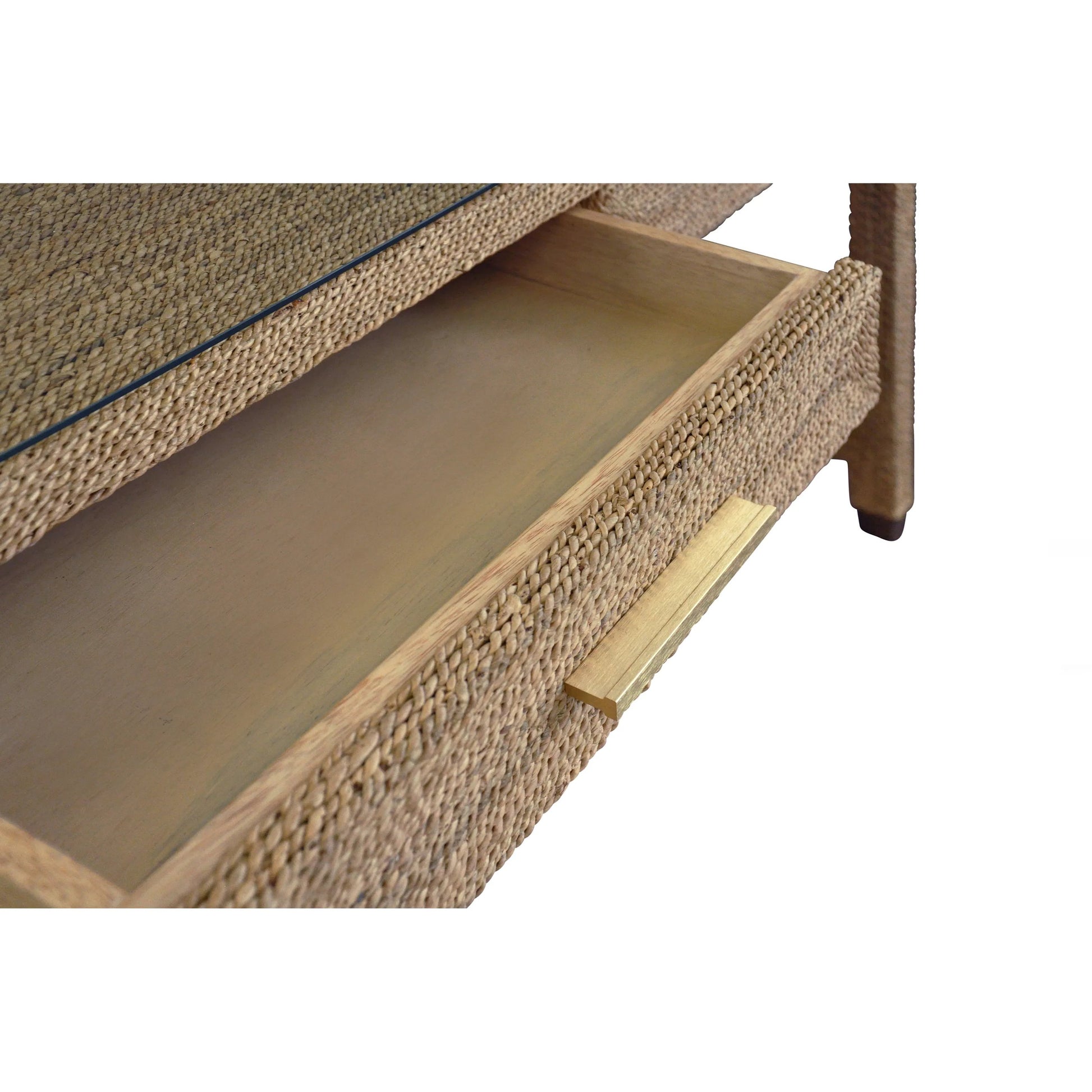 Noble Two Drawer Desk by Worlds Away in natural. Made from unique in a rustic style.