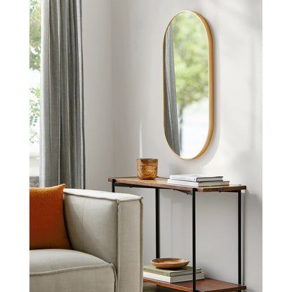 Ceraon Mirror - 525263 by Surya in gold and brushed. Made from aluminum in a modern style.