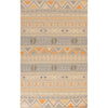 Beige, Orange, Wheat, Mustard, Dusty Sage, Light Gray / 2' x 3'