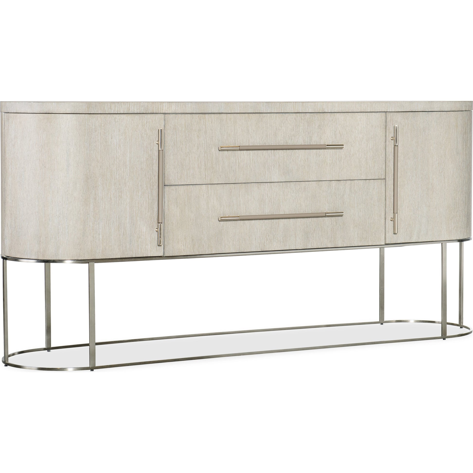 Modern Mood Server by Hooker Furniture. Made from oak veneers, metal in a modern style.