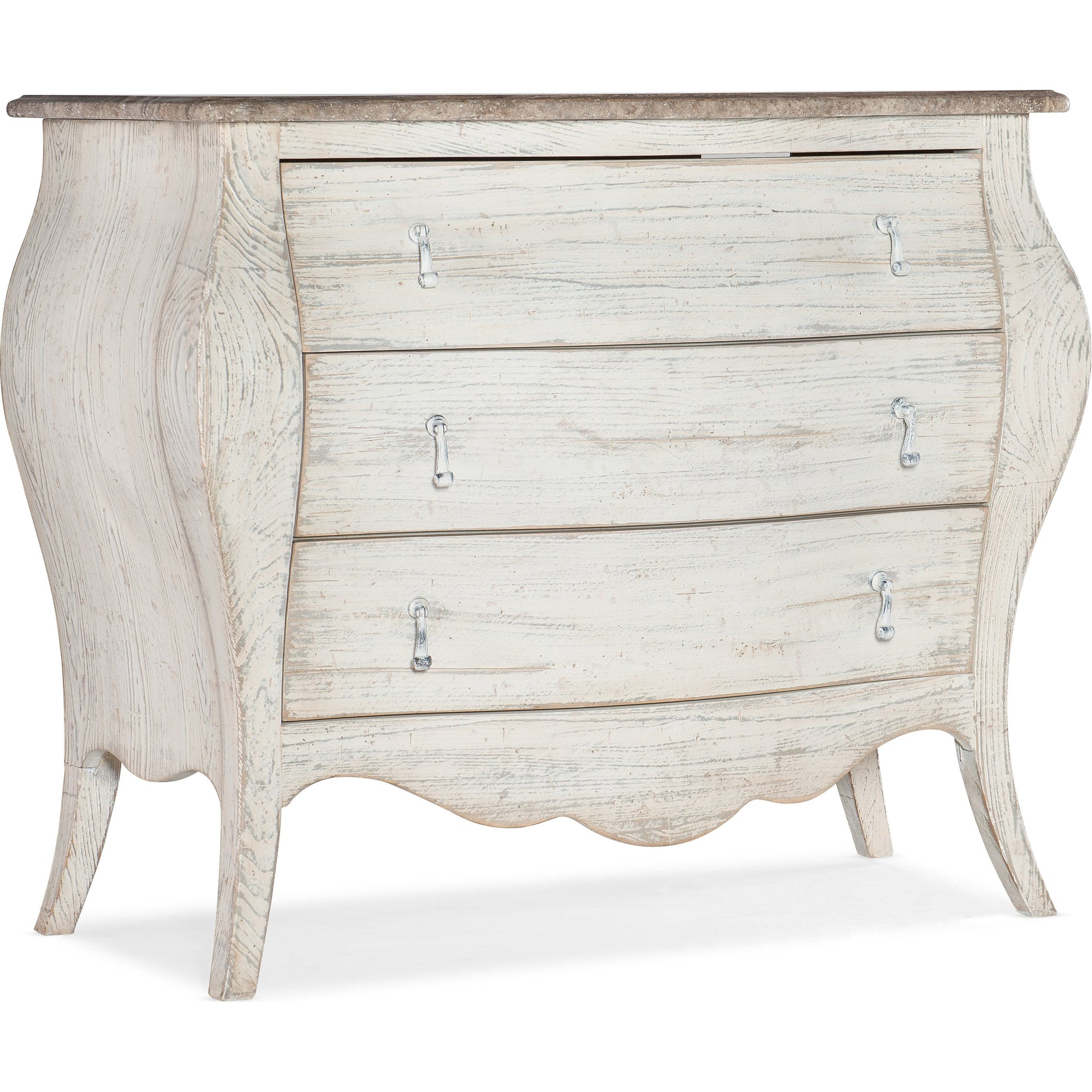 Traditions Bachelors Chest by Hooker Furniture in pistachio. Made from pine veneers, solid wood-edge top in a cottage & farmhouse style.