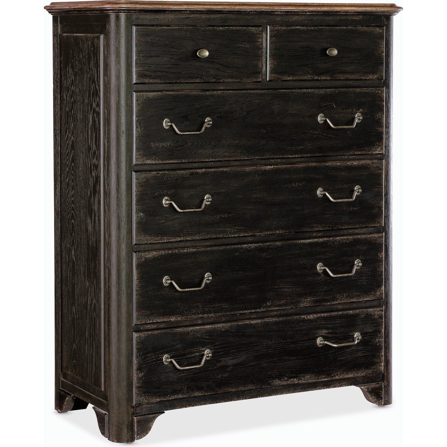 002 SI-2185793 | Primary Silo | Americana Dresser by Hooker Furniture. Made from oak veneers with solid-wood edge top in a cottage & farmhouse style.