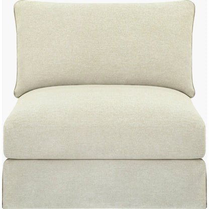 Elenora Modular Chair by Surya in taupe. Made from polyester, rubber wood, polyurethane foam in a unique style.