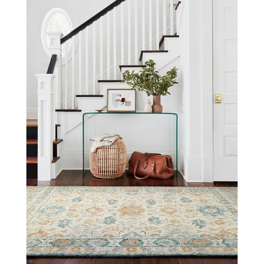 Norabel Aubrey Rug by Loloi. Made from 100% wool in a cottage & farmhouse style.