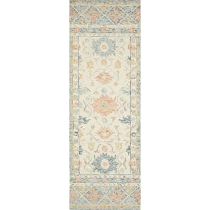 Norabel Aubrey Rug by Loloi. Made from 100% wool in a cottage & farmhouse style.