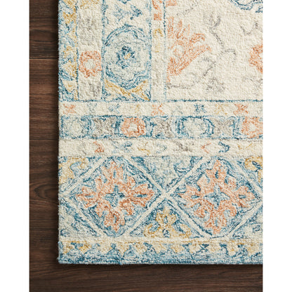 Norabel Aubrey Rug by Loloi. Made from 100% wool in a cottage & farmhouse style.