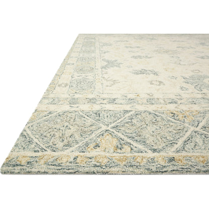 Norabel Aubrey Rug by Loloi. Made from 100% wool in a cottage & farmhouse style.