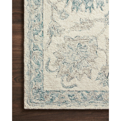 Norabel Ellie Rug by Loloi. Made from 100% wool in a transitional style.