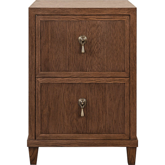 Novalie Two Drawer Side Table by Worlds Away. Made from unique in a unique style.