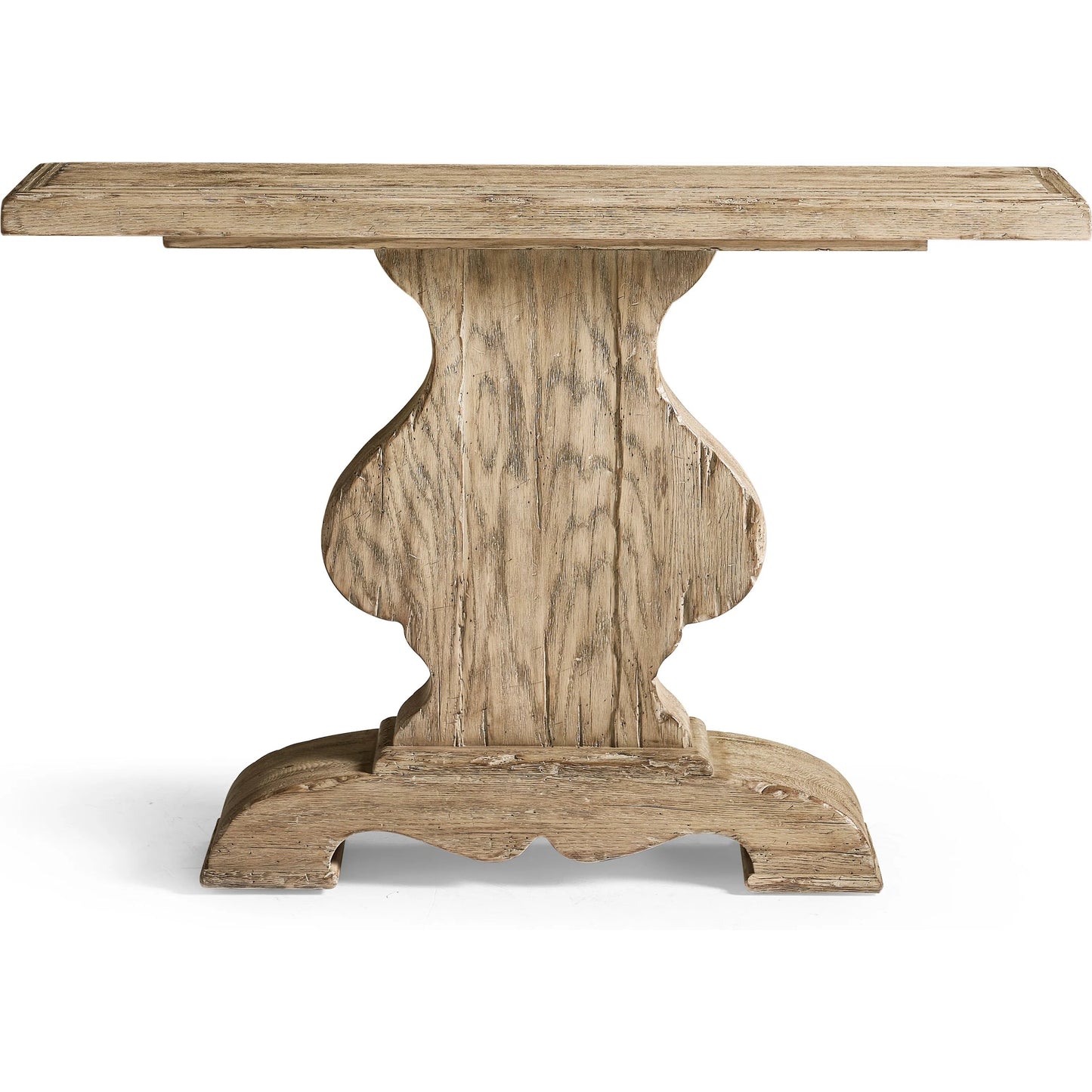 002 SI-2535739 | Additional Silo | Sagehill Pedestal Console Table by Jonathan Charles in timberon grey oak. Made from main oak veneer in a unique style.