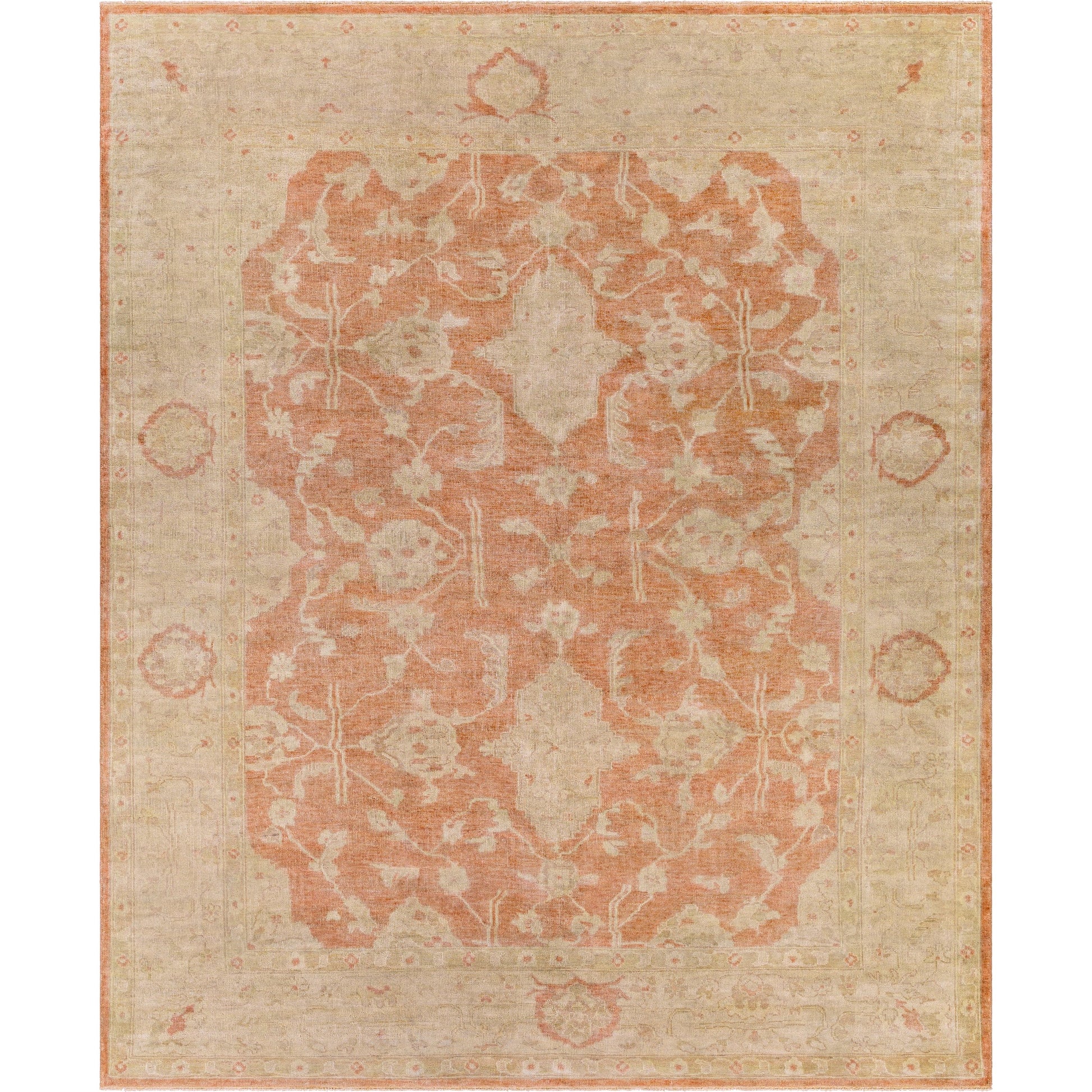 Normandy Rug - 13138 by Surya in beige, dusty pink, light gray. Made from 100% wool in a unique style.