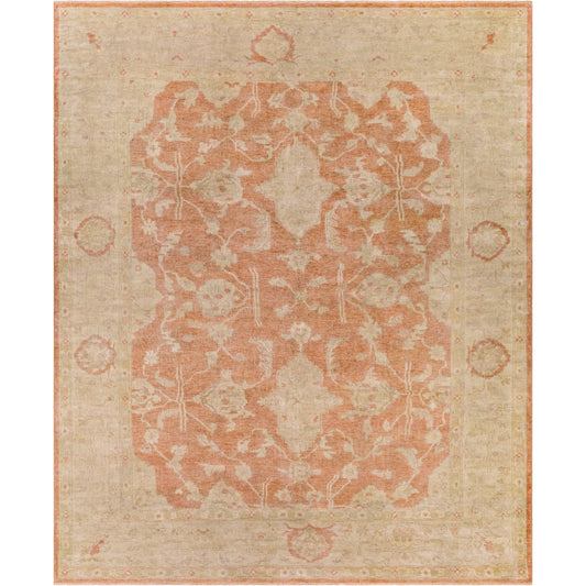 Normandy Rug - 13138 by Surya in light gray, beige, dusty pink. Made from 100% wool in a unique style.