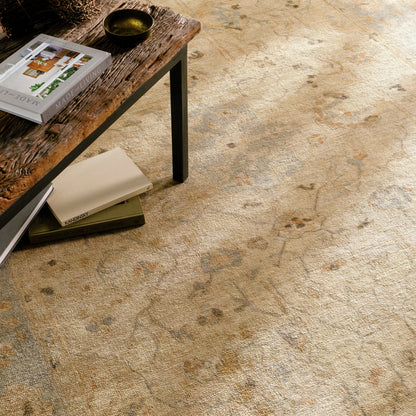 Normandy Rug - 13139 by Surya in light gray, light sage, cream, tan, medium brown. Made from unique in a unique style.