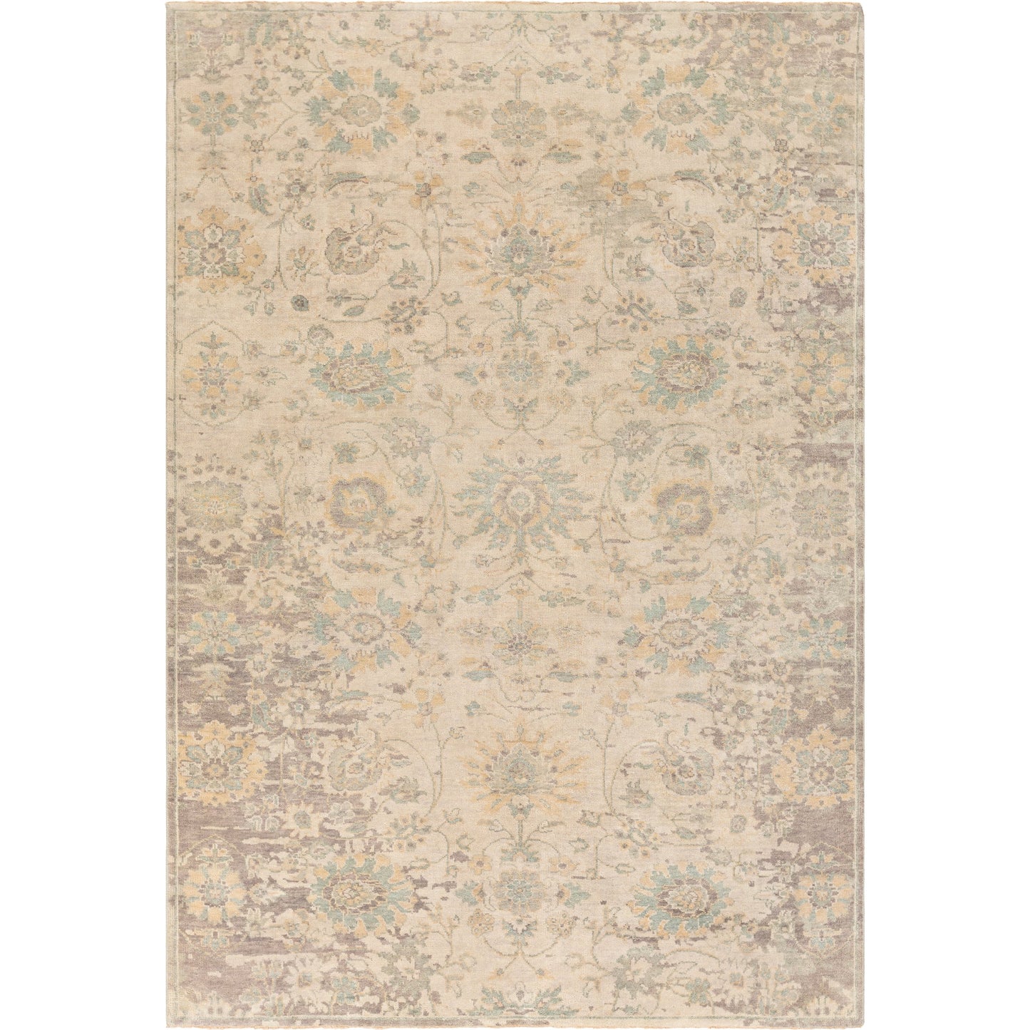 001 SI-1887609,SI-1887610,SI-1887611,SI-1887613 | Primary Silo | Normandy Rug - 23603 by Surya in wheat, light sage, teal, lavender. Made from 100% wool in a unique style.