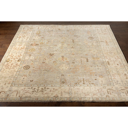 Normandy Rug - 25929 by Surya in gray, medium gray, beige, slate, dark brown, wheat. Made from unique in a unique style.