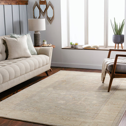 Normandy Rug - 25929 by Surya in gray, medium gray, beige, slate, dark brown, wheat. Made from unique in a unique style.