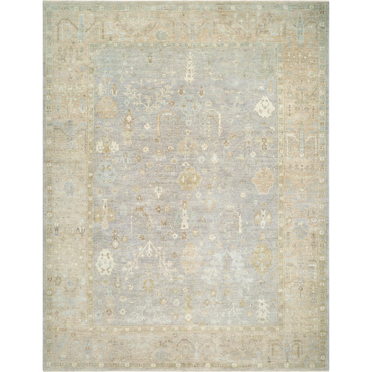 Normandy Rug - 526975 by Surya in warm grey, pearl, light silver. Made from face: 100% wool, warp: 100% cotton in a unique style.