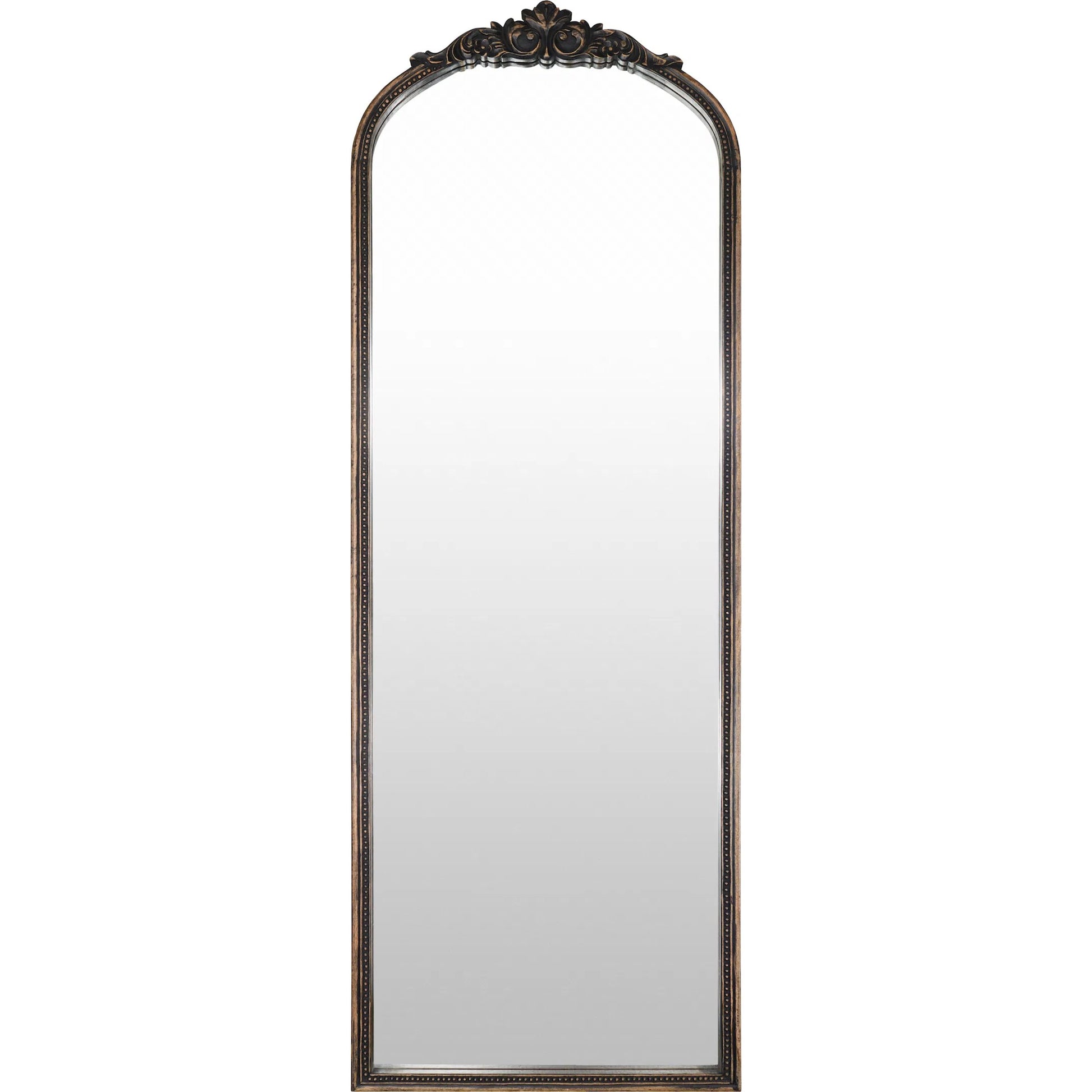 Noya Full Length Mirror by Livabliss in antiqued. Made from mango wood in a traditional style.