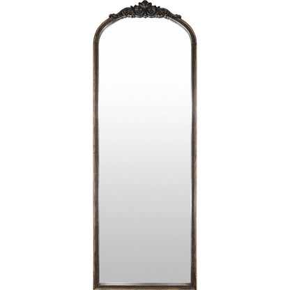 Noya Full Length Mirror by Livabliss in antiqued. Made from mango wood in a traditional style.