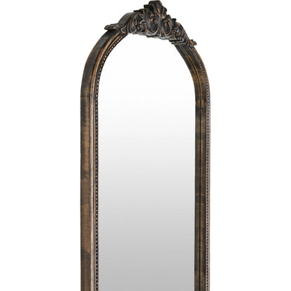 Noya Full Length Mirror by Livabliss in antiqued. Made from mango wood in a traditional style.