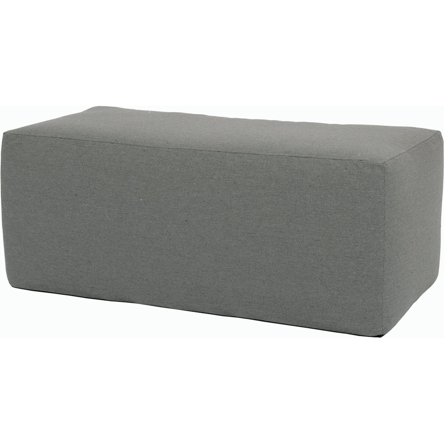 001 SI-2167282 | Additional Silo | Rectangle Outdoor Coffee Table/Ottoman by Sunset West in granite. Made from sunbrella in a modern style.