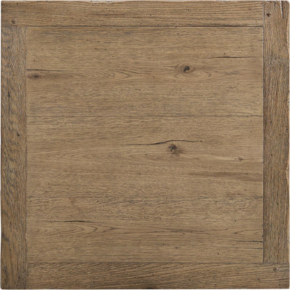 Echo Canyon Square Bar Table by Jonathan Charles in faded oak. Made from main oak in a unique style.