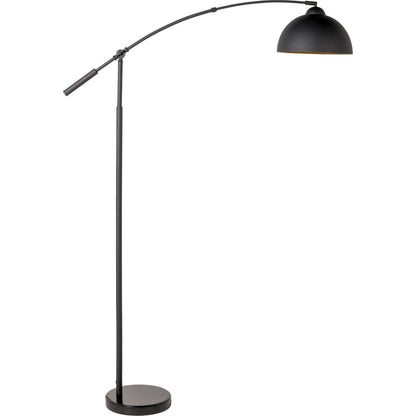 Shiprock Lamp by Surya in black, gold and naturalpainted. Made from shade (outside): metal, shade (inside): metal, body: metal, base: marble in a modern style.