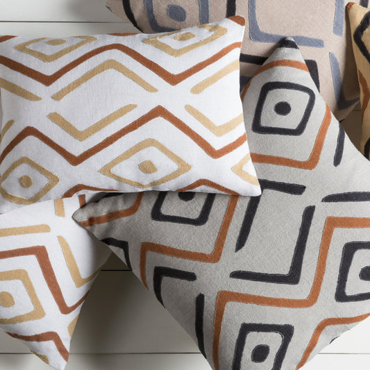 Nairobi Pillow - 14519 by Surya. Made from 100% linen in a modern styl