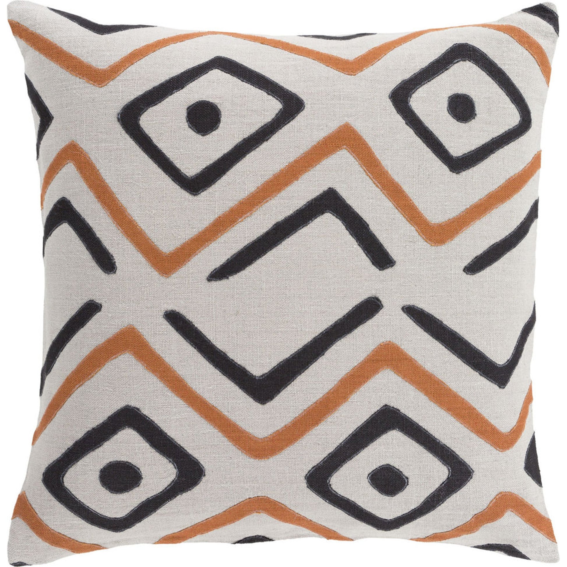 Nairobi Pillow - 14519 by Surya. Made from 100% linen in a modern style.