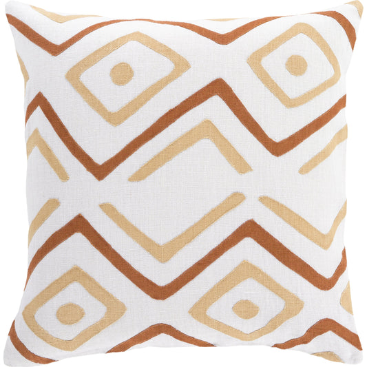 Nairobi Pillow - 14519 by Surya. Made from 100% linen in a modern style.