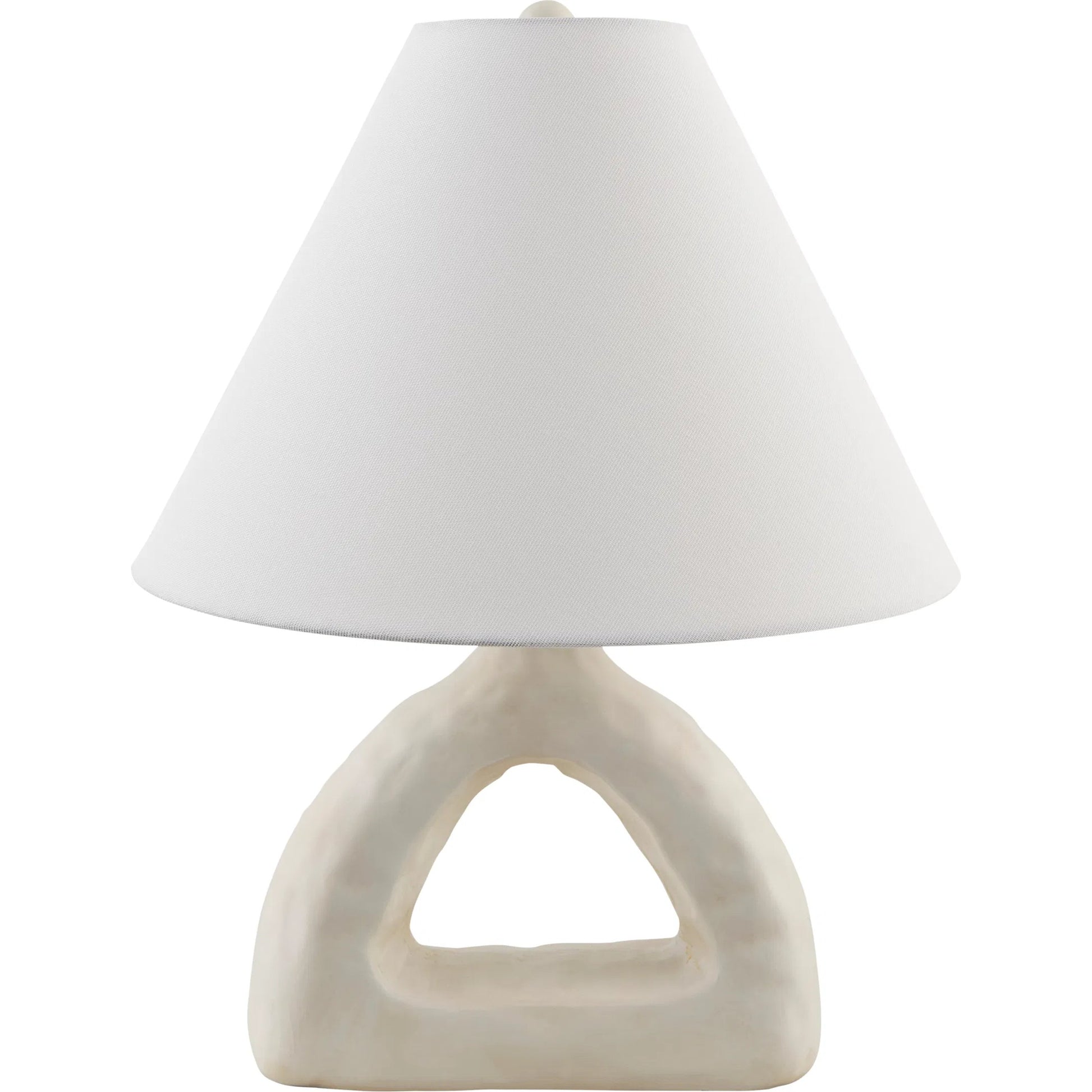 Nordeste Accent Table Lamp by Livabliss. Made from ceramic, linen, plastic, resin in a transitional style.