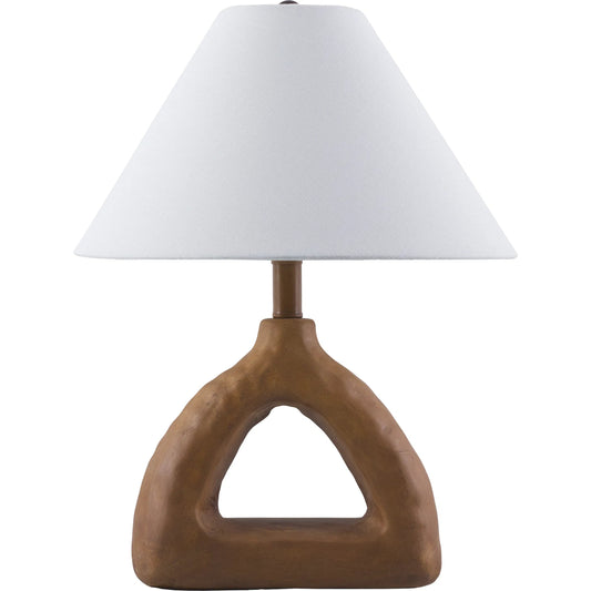 Nordeste Accent Table Lamp by Livabliss. Made from ceramic, linen, plastic, resin in a unique style.