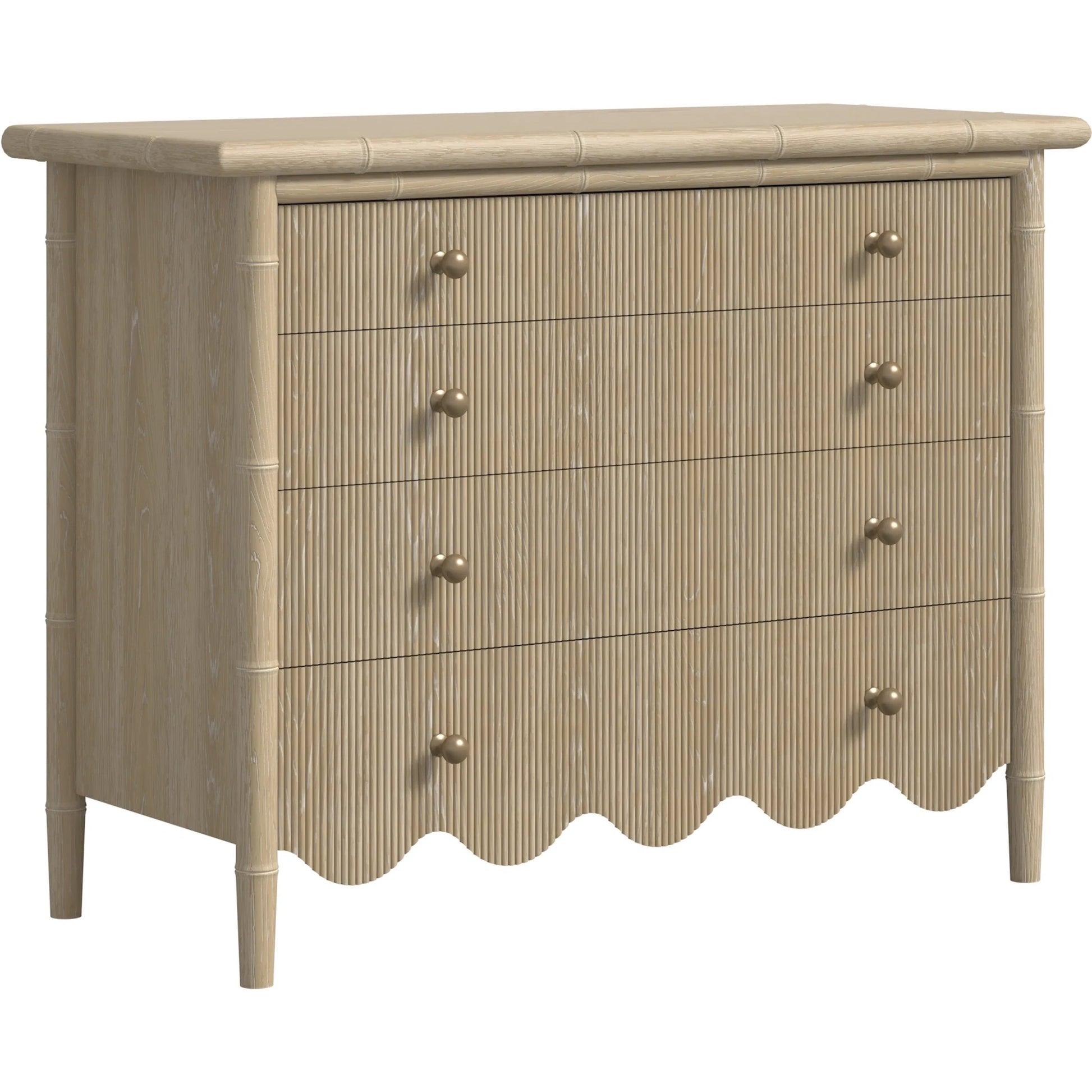 Haven Bachelor's Chest by A.R.T. Furniture in sun oak. Made from parawood solids, oak veneer in a transitional style.