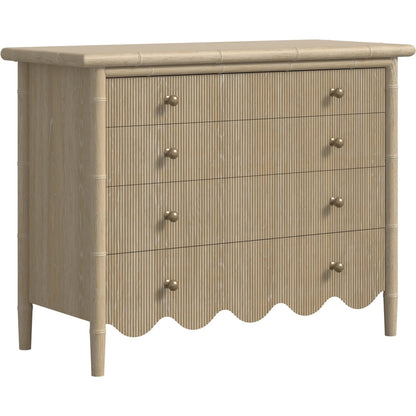 Haven Bachelor's Chest by A.R.T. Furniture in sun oak. Made from parawood solids, oak veneer in a transitional style.