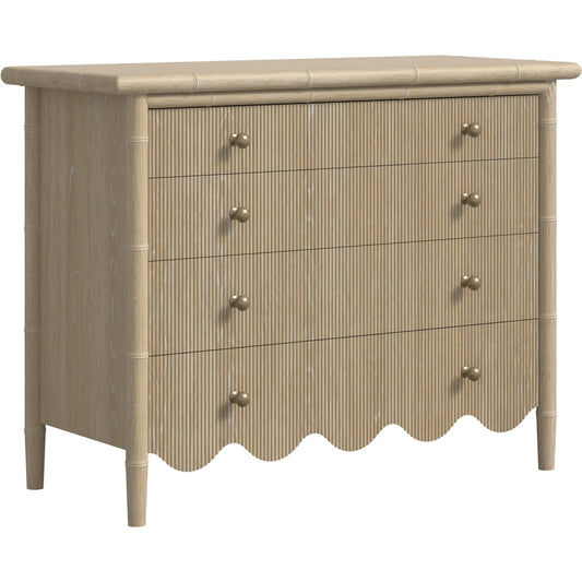 Haven Bachelor's Chest by A.R.T. Furniture in sun oak. Made from parawood solids, oak veneer in a unique style.
