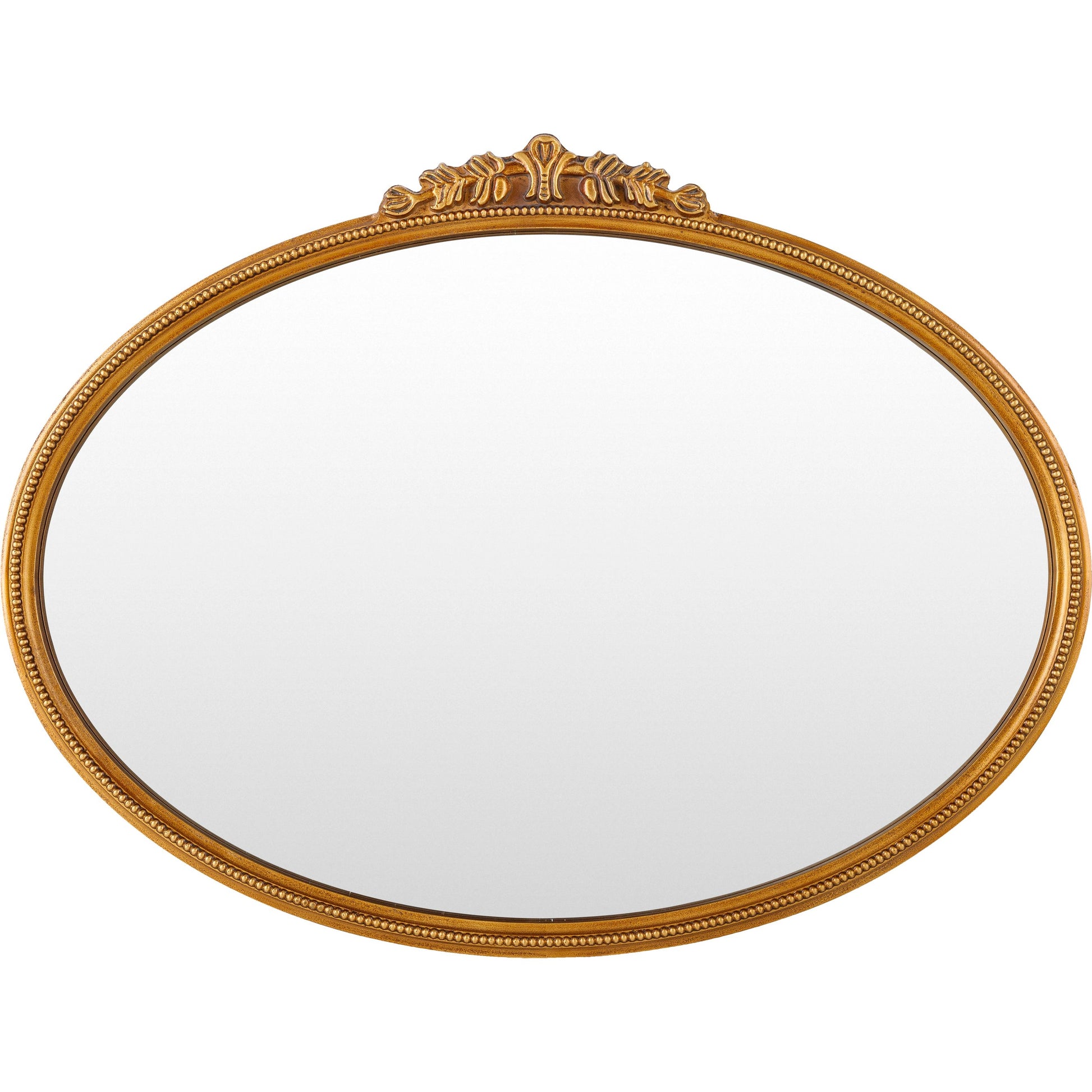 Arrendale Mirror - 529932 by Surya in gold and antiqued gold. Made from frame: manufactured wood in a modern style.