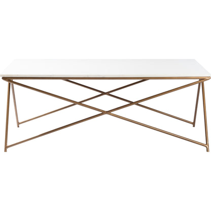 Norah - 24751 by Livabliss in gold, marble. Made from top: marble, base: metal in a modern style.