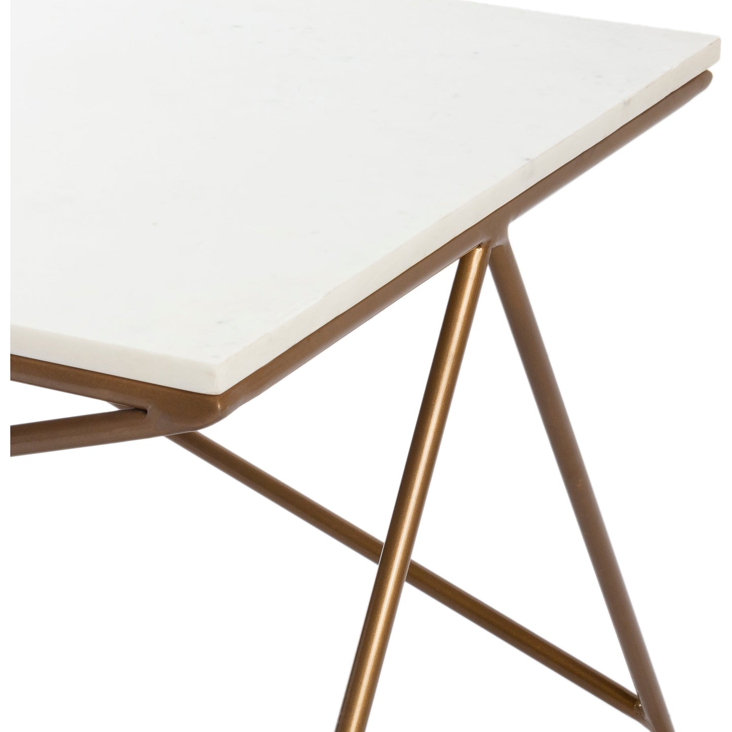 005 SI-1914111 | Closeup | Norah - 24751 by Livabliss in gold, marble. Made from top: marble, base: metal in a modern style.