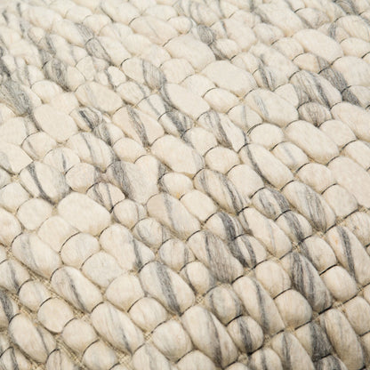 Narvik Pillow - 21037 by Surya in gray, light beige. Made from 100% wool, 100% cotton in a cottage & farmhouse style.