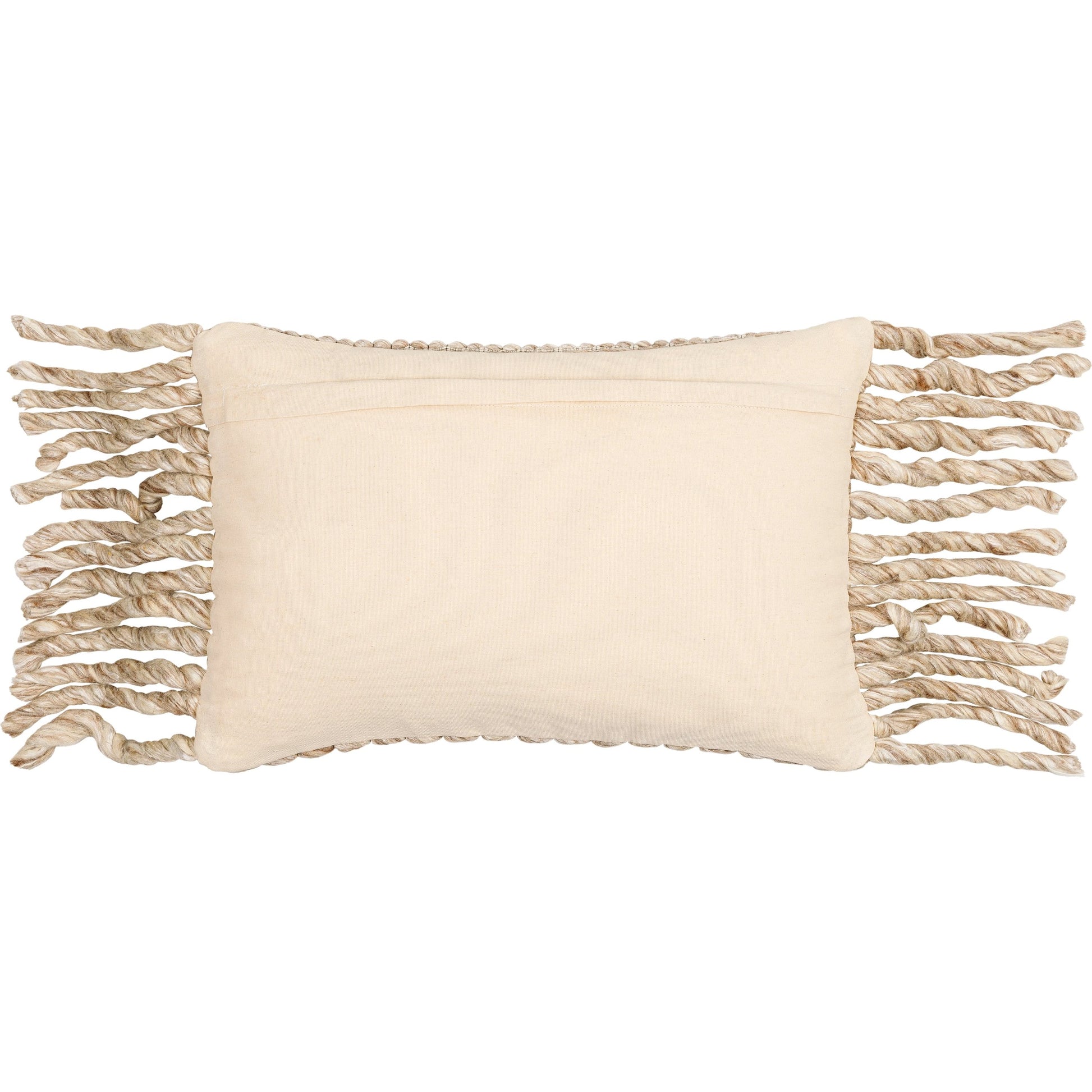 Narvik Pillow - 31906 by Surya in brown, light beige, off-white. Made from 100% wool, 100% cotton in a cottage & farmhouse style.