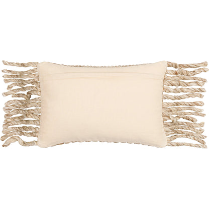 Narvik Pillow - 31906 by Surya in brown, light beige, off-white. Made from 100% wool, 100% cotton in a cottage & farmhouse style.