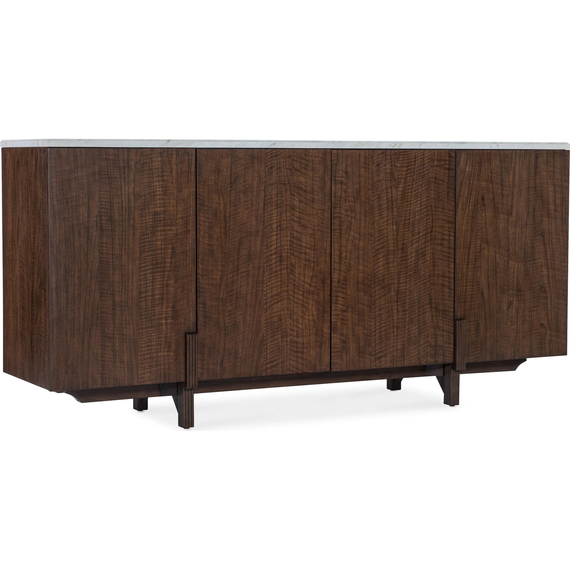 Diplomat Diplomat Credenza by Hooker Furniture in dark wood and walnut. Made from unique in a traditional style.