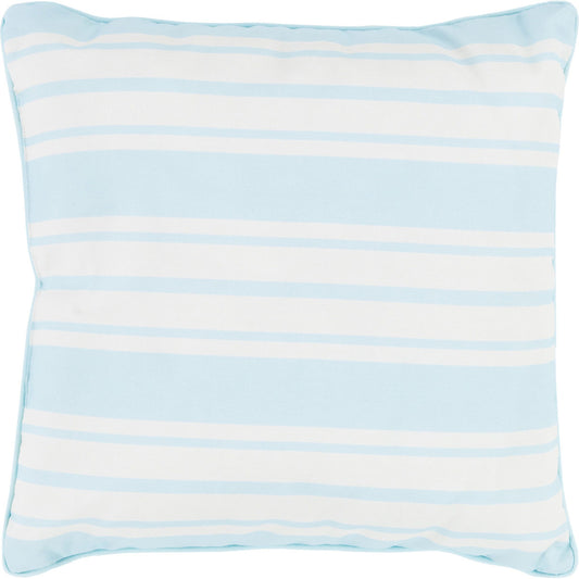 Nautical Stripe Pillow - 30213 by Surya. Made from main: 100% polyester in a coastal style.
