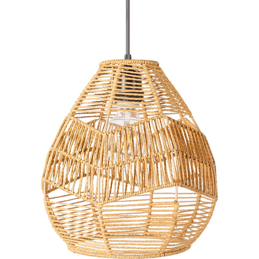 Nosse - 32440 by Livabliss in tan. Made from shade (outside): paper, fixture: paper, canopy: metal in a coastal style.