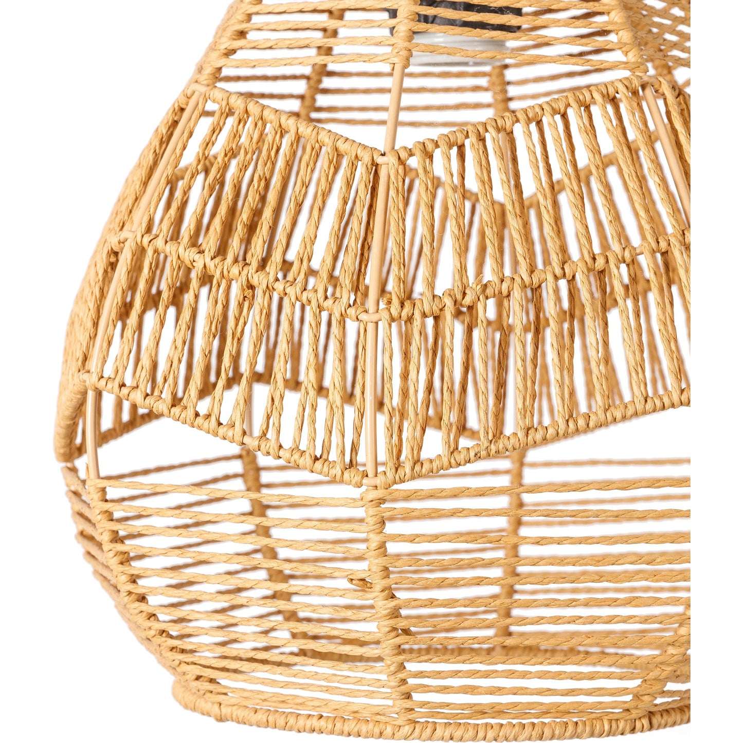 003 SI-1921760 | Closeup | Nosse - 32440 by Livabliss in tan. Made from shade (outside): paper, fixture: paper, canopy: metal in a coastal style.