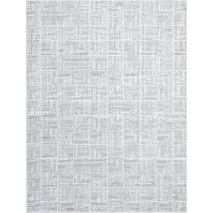 Nesta NST-2302 Rug by Livabliss in light beige, ivory. Made from face: 100% polyester, warp: 100% recycled pet yarn in a unique style.